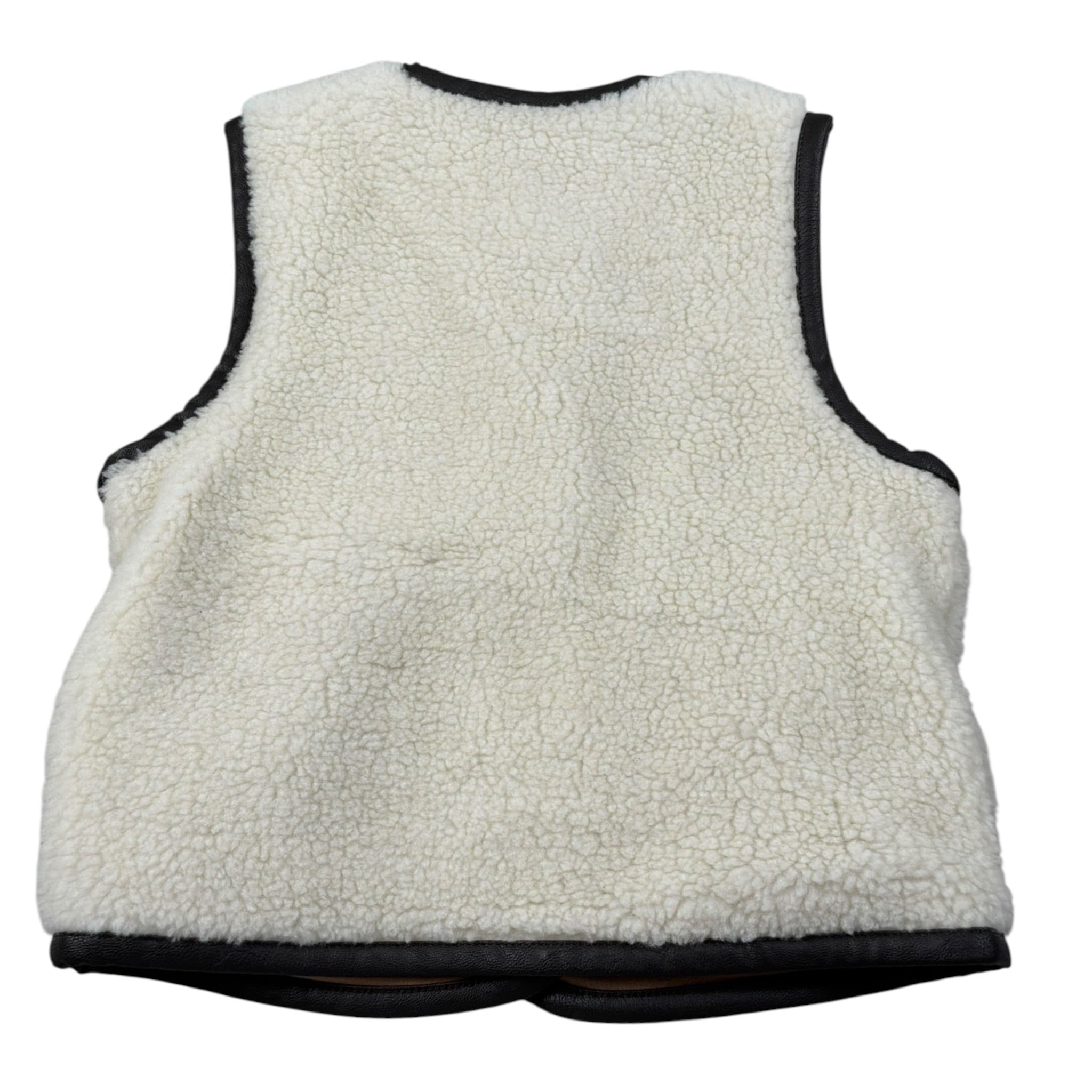 Saint Barth Gilet Teddy tinta unita Panna per Bambina BAILY PANNA SAINT BARTH 