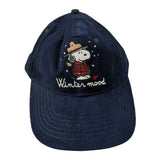 Saint Barth Cappello Modello Berretto tinta unita con Stampa Blu per Bambino BASEBALL BLU SAINT BARTH 