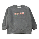 Saint Barth Felpa Girocollo tinta unita con Stampa Grigio per Bambina BRIONYB GRIGIO SAINT BARTH 