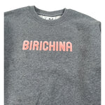 Saint Barth Felpa Girocollo tinta unita con Stampa Grigio per Bambina BRIONYB GRIGIO SAINT BARTH 