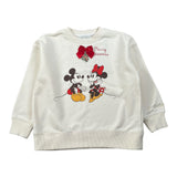 Saint Barth Felpa tinta unita Girocollo con Stampa Panna per Bambina BRIONYM PANNA SAINT BARTH 