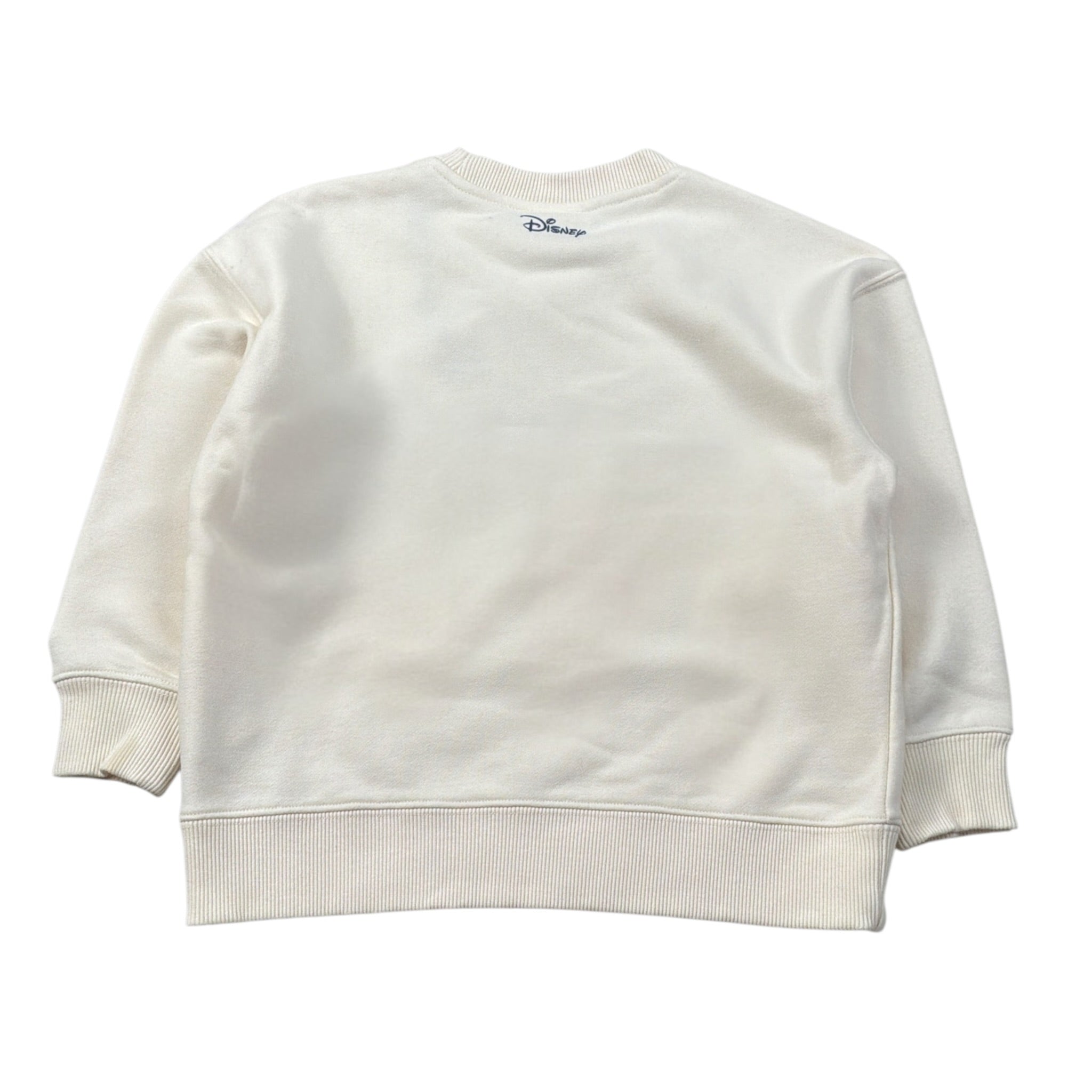 Saint Barth Felpa tinta unita Girocollo con Stampa Panna per Bambina BRIONYM PANNA SAINT BARTH 