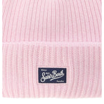 Saint Barth Cappello tinta unita con Ricamo Rosa per Bambina BRR0001 ROSA SAINT BARTH 