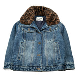 Saint Barth Giubbino In Denim tinta unita Blu per Bambina DLS0002 BLU SAINT BARTH 