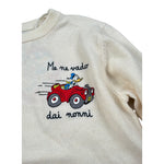 Saint Barth Maglia tinta unita con Stampa Panna per Bambino DONALDVADO PANNA SAINT BARTH 