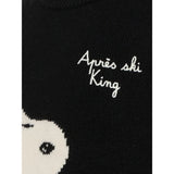 Saint Barth Maglia tinta unita con Stampa Nero per Bambino DOU000100326I NERO SAINT BARTH 