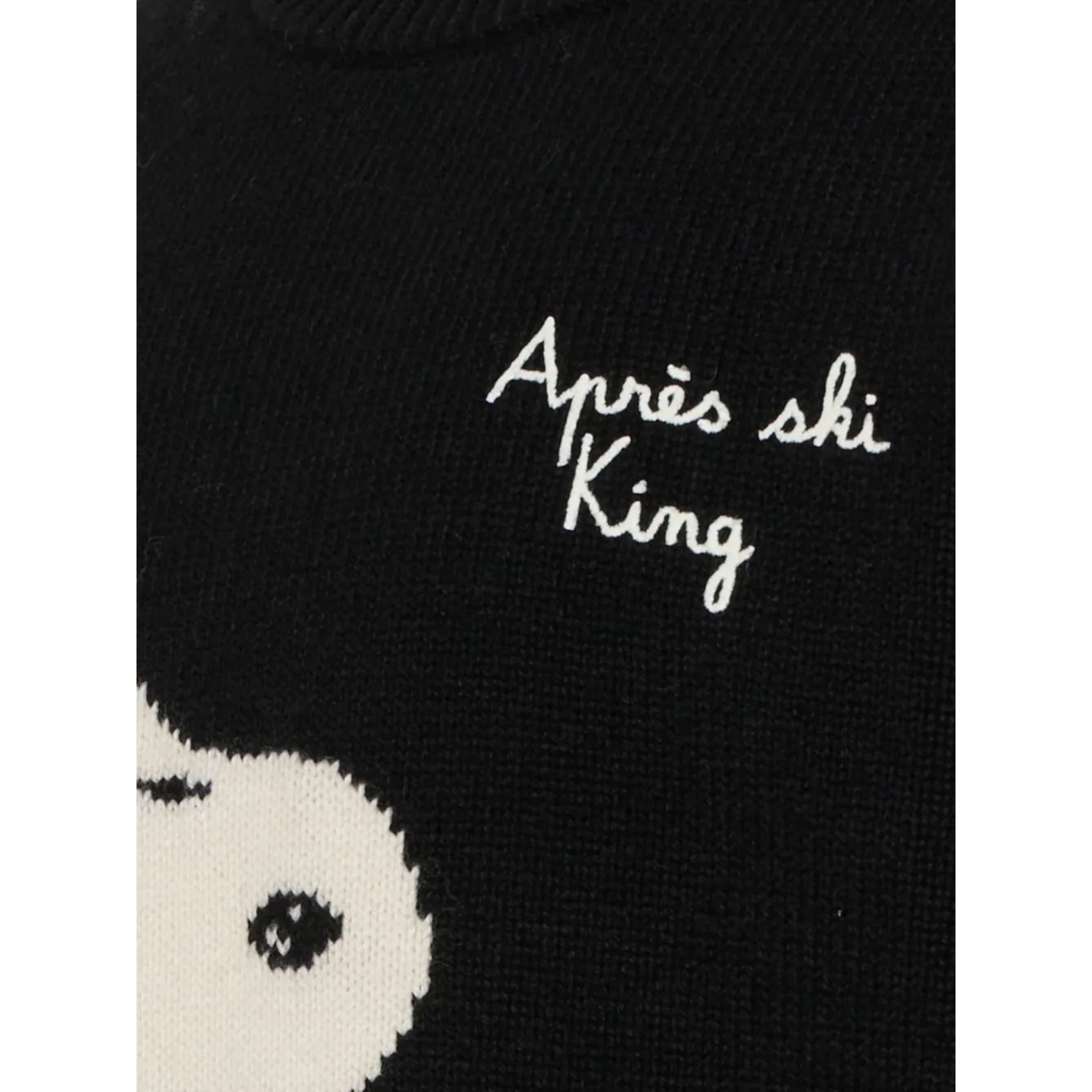 Saint Barth Maglia tinta unita con Stampa Nero per Bambino DOU000100326I NERO SAINT BARTH 