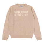 Saint Barth Maglia tinta unita con Stampa Beige per Bambino DOU000101610I BEIGE SAINT BARTH 