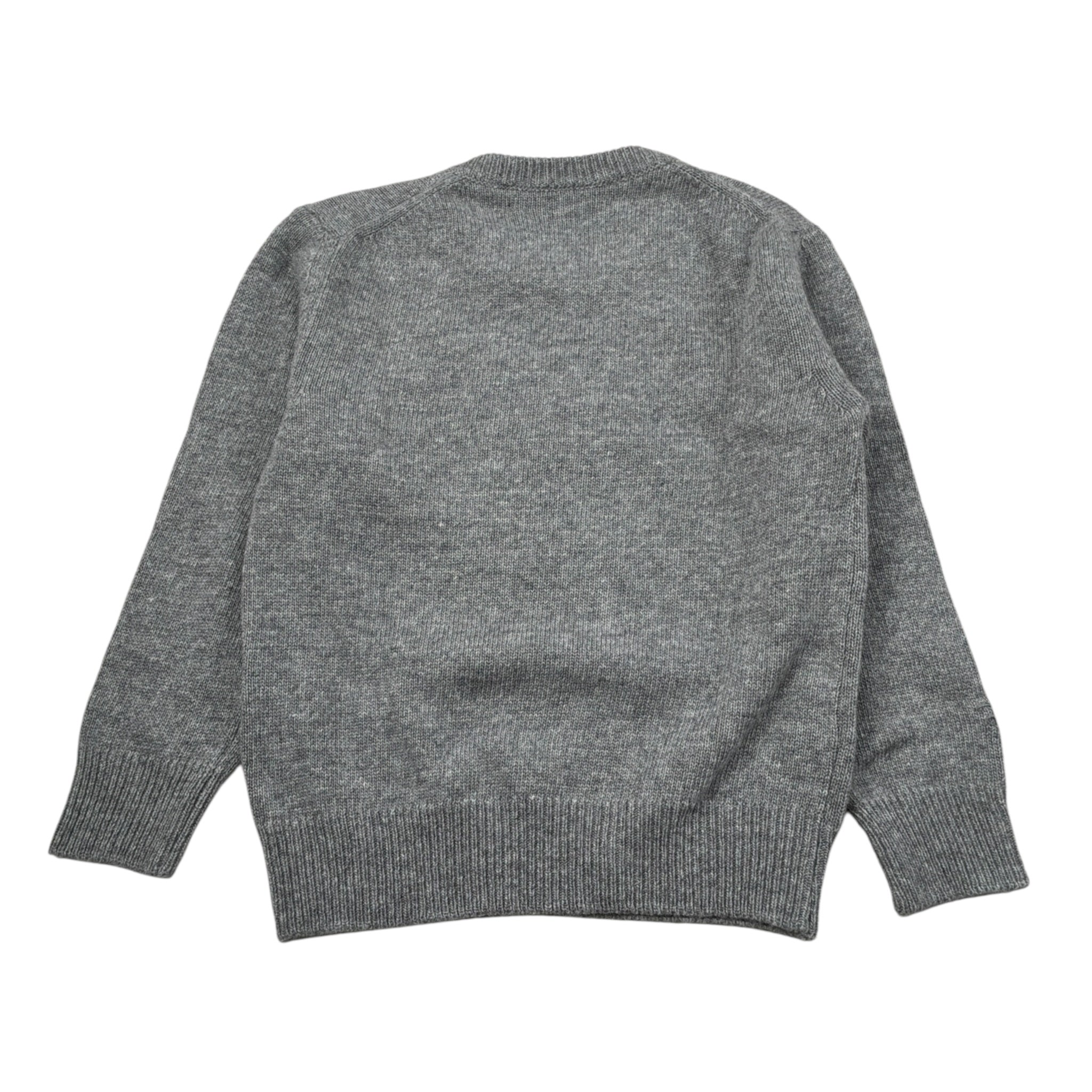 Saint Barth Maglia Girocollo tinta unita Grigio per Bambino DOU000101789I GRIGIO SAINT BARTH 