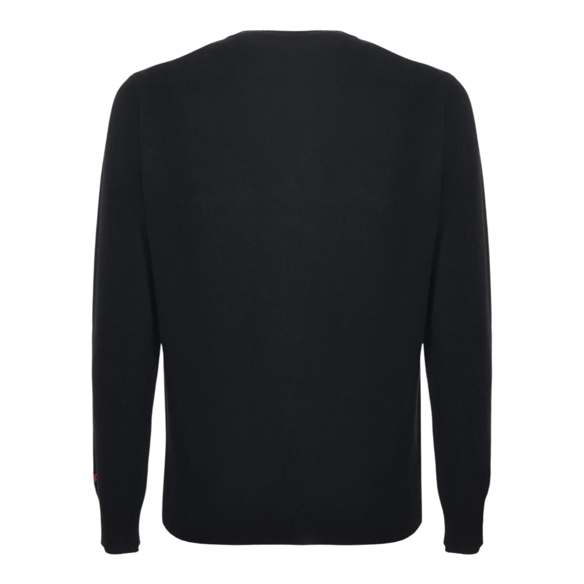 Saint Barth Maglia Girocollo tinta unita con Stampa Nero per Bambino DOU000101968I NERO SAINT BARTH 