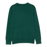 Saint Barth Maglia tinta unita con Ricamo Verde per Neonato DOU0021N VERDE SAINT BARTH 