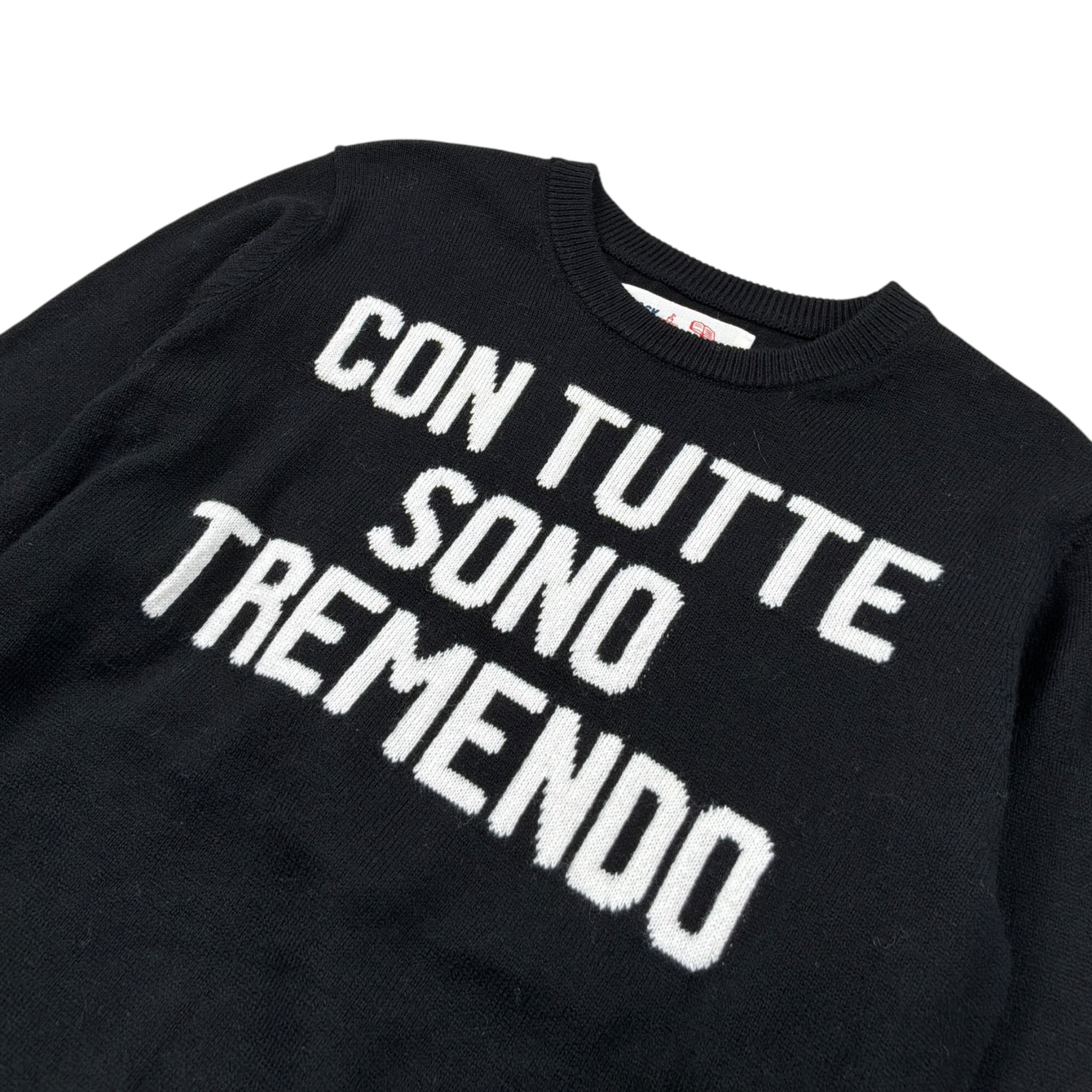 Saint Barth Maglia tinta unita con Stampa Nero per Bambino DOUGLASCOTTON NERO SAINT BARTH 
