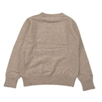 Saint Barth Maglia Girocollo tinta unita con Stampa Beige per Bambina DOUGLASDONEGAL BEIGE SAINT BARTH 