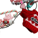 Saint Barth Portachiave con Charms Rosso per Bambina FUNNYCHARM ROSSO SAINT BARTH 