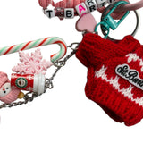 Saint Barth Portachiave con Charms Rosso per Bambina FUNNYCHARM ROSSO SAINT BARTH 