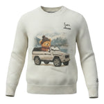 Saint Barth Maglia tinta unita con Stampa Panna per Bambino FUORICLASSE PANNA SAINT BARTH 