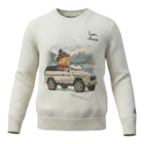 Saint Barth Maglia tinta unita con Stampa Panna per Bambino FUORICLASSE PANNA SAINT BARTH 