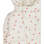 Saint Barth Giubbino tinta unita con Cappuccio Panna per Neonata GEN0001 PANNA SAINT BARTH 