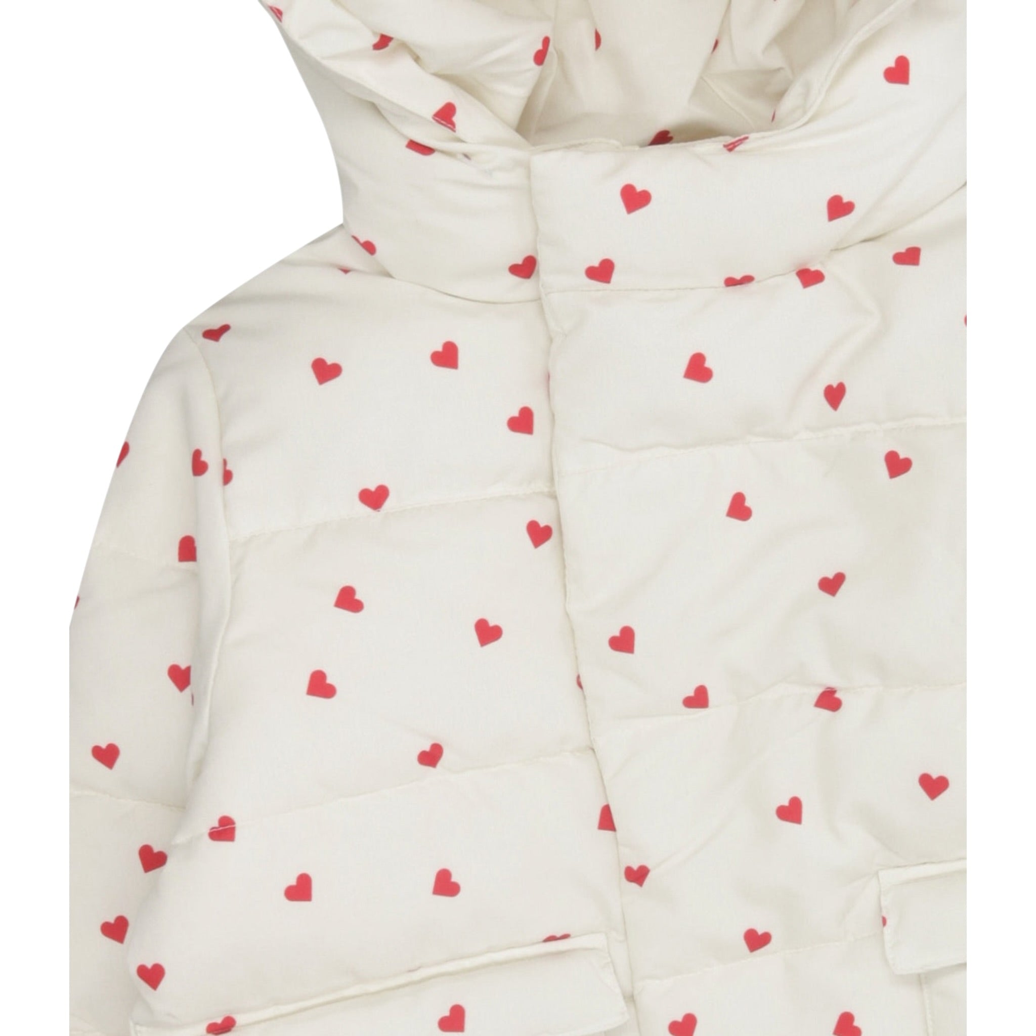 Saint Barth Giubbino tinta unita con Cappuccio Panna per Neonata GEN0001 PANNA SAINT BARTH 