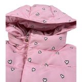 Saint Barth Giubbino tinta unita con Cappuccio Rosa per Bambina GENEVE ROSA SAINT BARTH 
