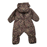 Saint Barth Eskimo tinta unita con Fantasia Maculata Marrone per Neonata GLACE MARRONE SAINT BARTH 