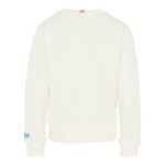 Saint Barth Felpa tinta unita con Stampa Bianco per Bambino HUT000400530I BIANCO SAINT BARTH 