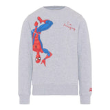 Saint Barth Felpa Chiusa Girocollo tinta unita con Stampa Grigio per Bambino HUT000401521L GRIGIO SAINT BARTH 