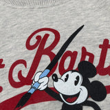 Saint Barth Felpa Chiusa Girocollo tinta unita con Logo Grigio per Bambino HUTTONNN GRIGIO SAINT BARTH 