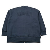Saint Barth Felpa con Zip tinta unita Blu per Bambino JACKSON BLU SAINT BARTH 