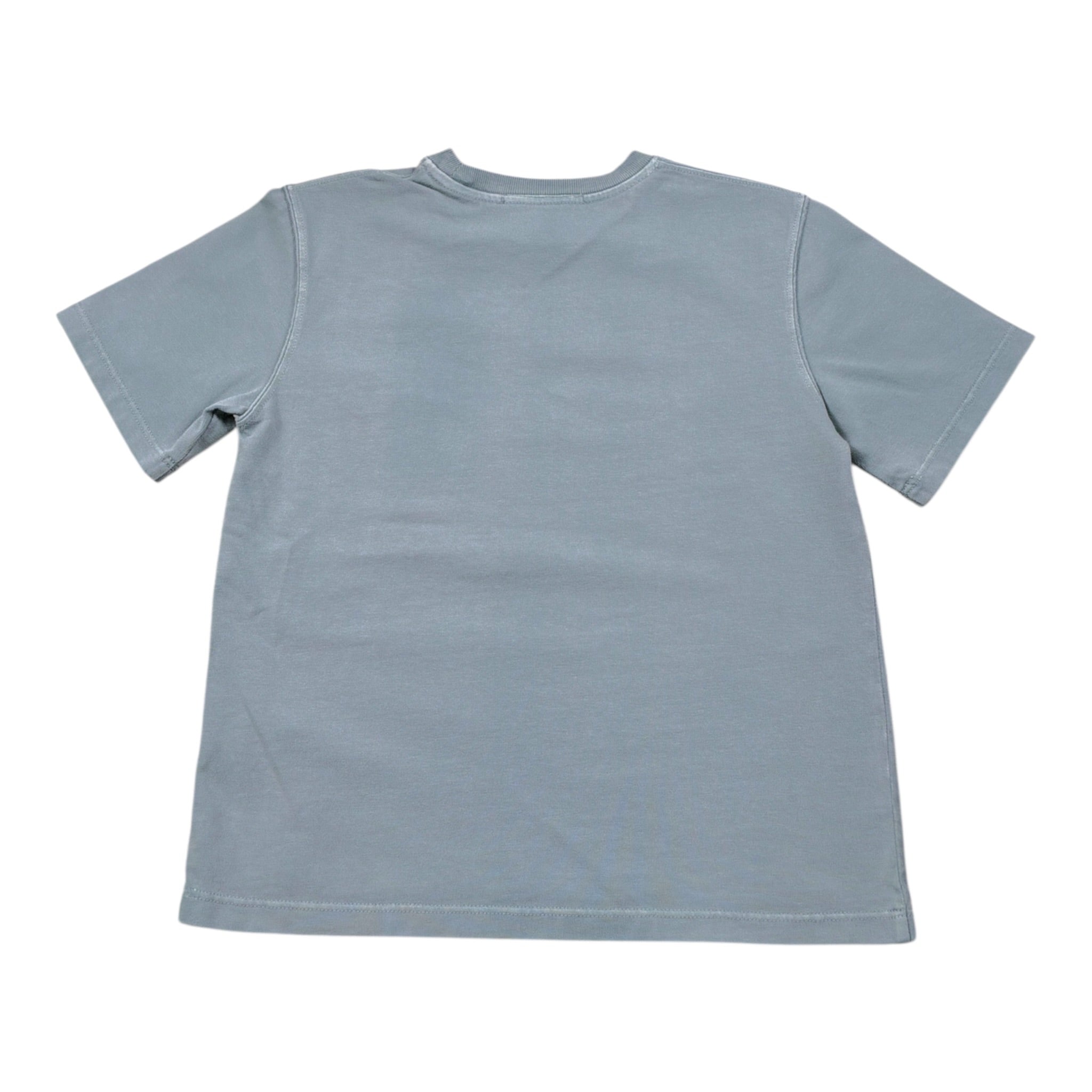 Saint Barth T-Shirt tinta unita con Logo Polvere per Bambino JOHNY POLVERE SAINT BARTH 