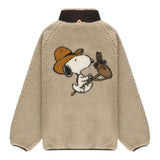 Saint Barth Giubbino tinta unita con Zip Modello Teddy Beige per Bambino KEY0005 BEIGE SAINT BARTH 
