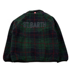 Saint Barth Giubbino Teddy con Logo Verde per Bambino KEYSTONE VERDE SAINT BARTH 