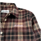 Saint Barth Camicia Manica Lunga Stampa Fantasia Marrone per Bambina LULLY MARRONE SAINT BARTH 