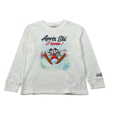 Saint Barth Shirt Girocollo tinta unita con Stampa Panna per Bambina LUTONJR PANNA SAINT BARTH 