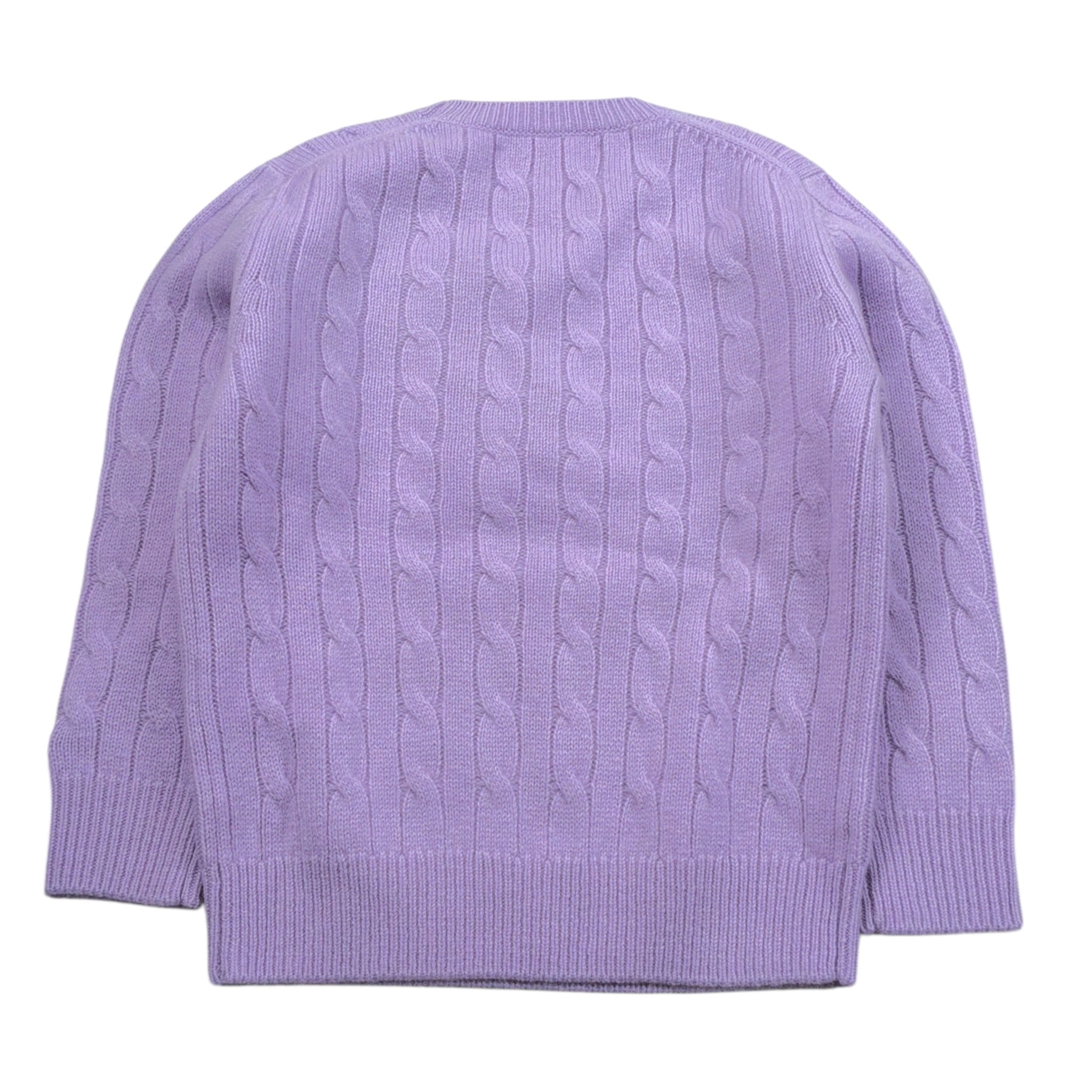 Saint Barth Maglia tinta unita con Trecce Lilla per Neonata LYL00400392L LILLA SAINT BARTH 