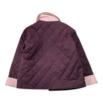 Saint Barth Giubbino tinta unita con Colletto Bordeaux per Bambina MARGAUX BORDEAUX SAINT BARTH 