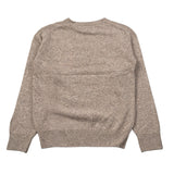 Saint Barth Felpa Chiusa Girocollo tinta unita con Stampa Beige per Bambina MINNIEH BEIGE SAINT BARTH 
