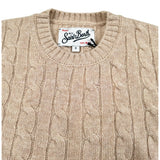 Saint Barth Maglia Girocollo tinta unita Beige per Bambino NIX0002 BEIGE SAINT BARTH 