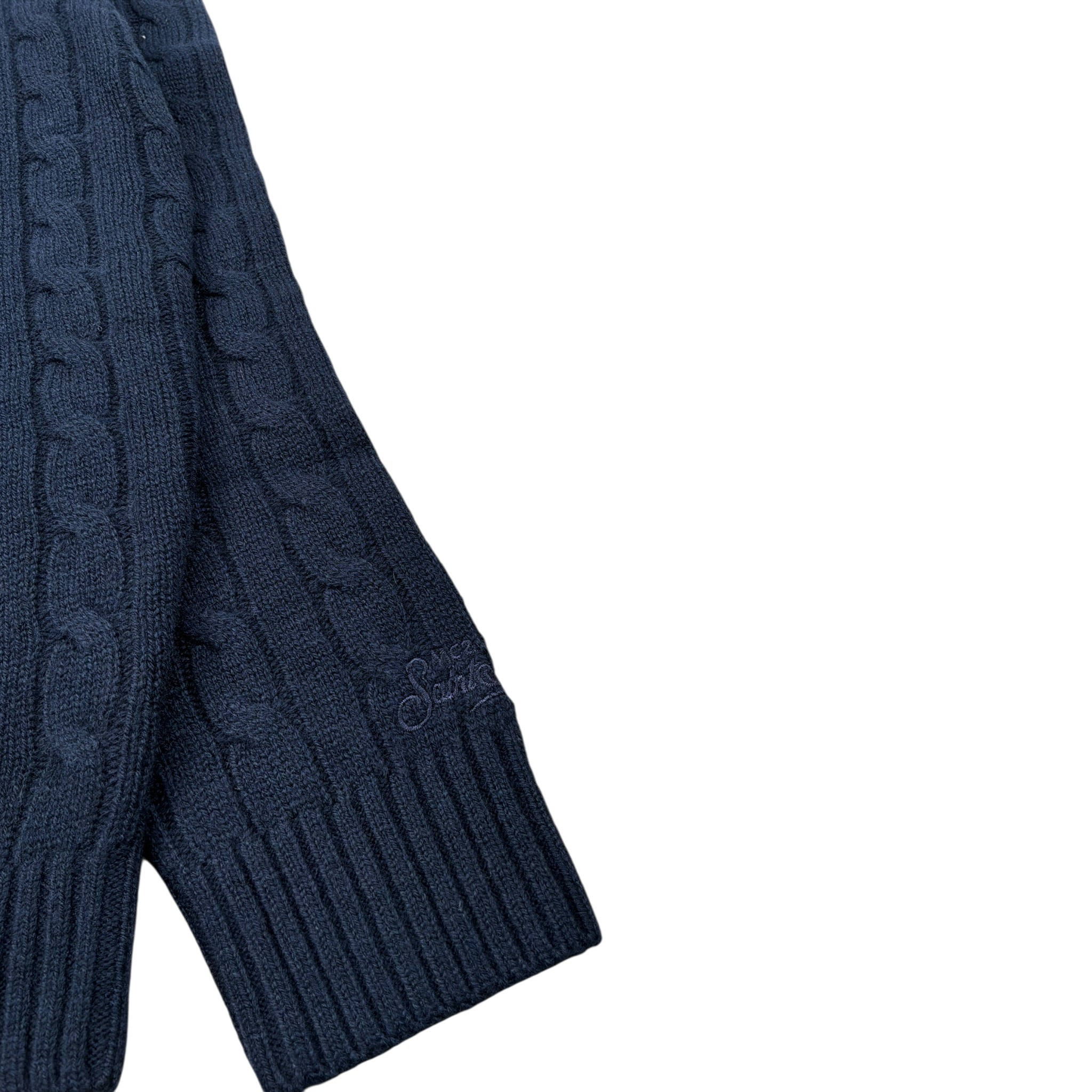 Saint Barth Maglia Girocollo tinta unita Blu per Bambino NIX0002 BLU SAINT BARTH 