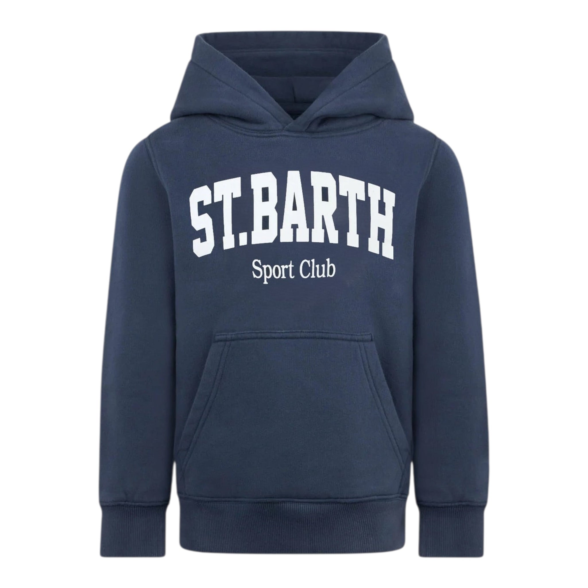 Saint Barth Felpa tinta unita con Stampa Blu per Bambino OLI000100860I BLU SAINT BARTH 