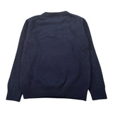 Saint Barth Maglia Girocollo tinta unita con Stampa Blu per Bambina PEANUTS CHRISMAS BLU SAINT BARTH 