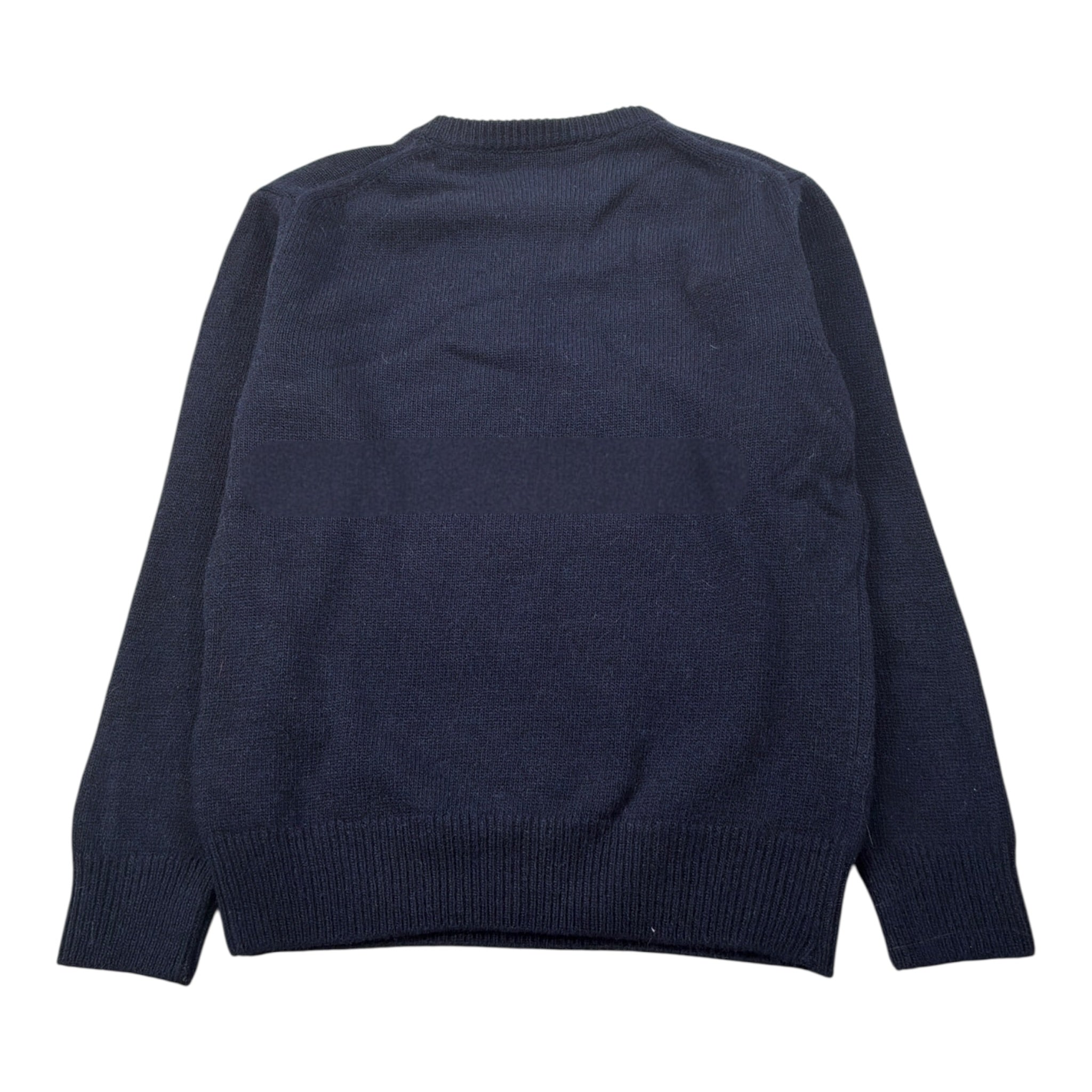 Saint Barth Maglia Girocollo tinta unita con Stampa Blu per Bambina PEANUTS CHRISMAS BLU SAINT BARTH 