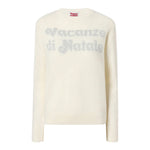 Saint Barth Maglia tinta unita con Stampa Panna per Bambina PRC000100433 PANNA SAINT BARTH 