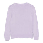 Saint Barth Maglia tinta unita con Stampa Lilla per Neonata PRC000100451I LILLA SAINT BARTH 