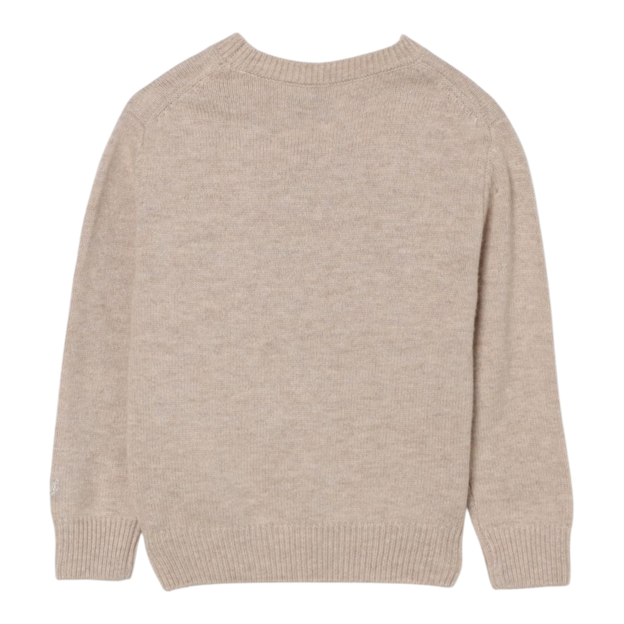 Saint Barth Maglia tinta unita con Stampa Beige per Bambina PRC0001GIRAFFA BEIGE SAINT BARTH 