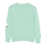 Saint Barth Maglia tinta unita con Stampa Verde Acqua per Neonato PRC000500454I VERDE ACQUA SAINT BARTH 