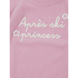Saint Barth Maglia tinta unita con Stampa Rosa per Bambina PRC0014 ROSA SAINT BARTH 
