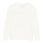 Saint Barth Maglia tinta unita con Stampa Panna per Bambina PRC001500372I PANNA SAINT BARTH 