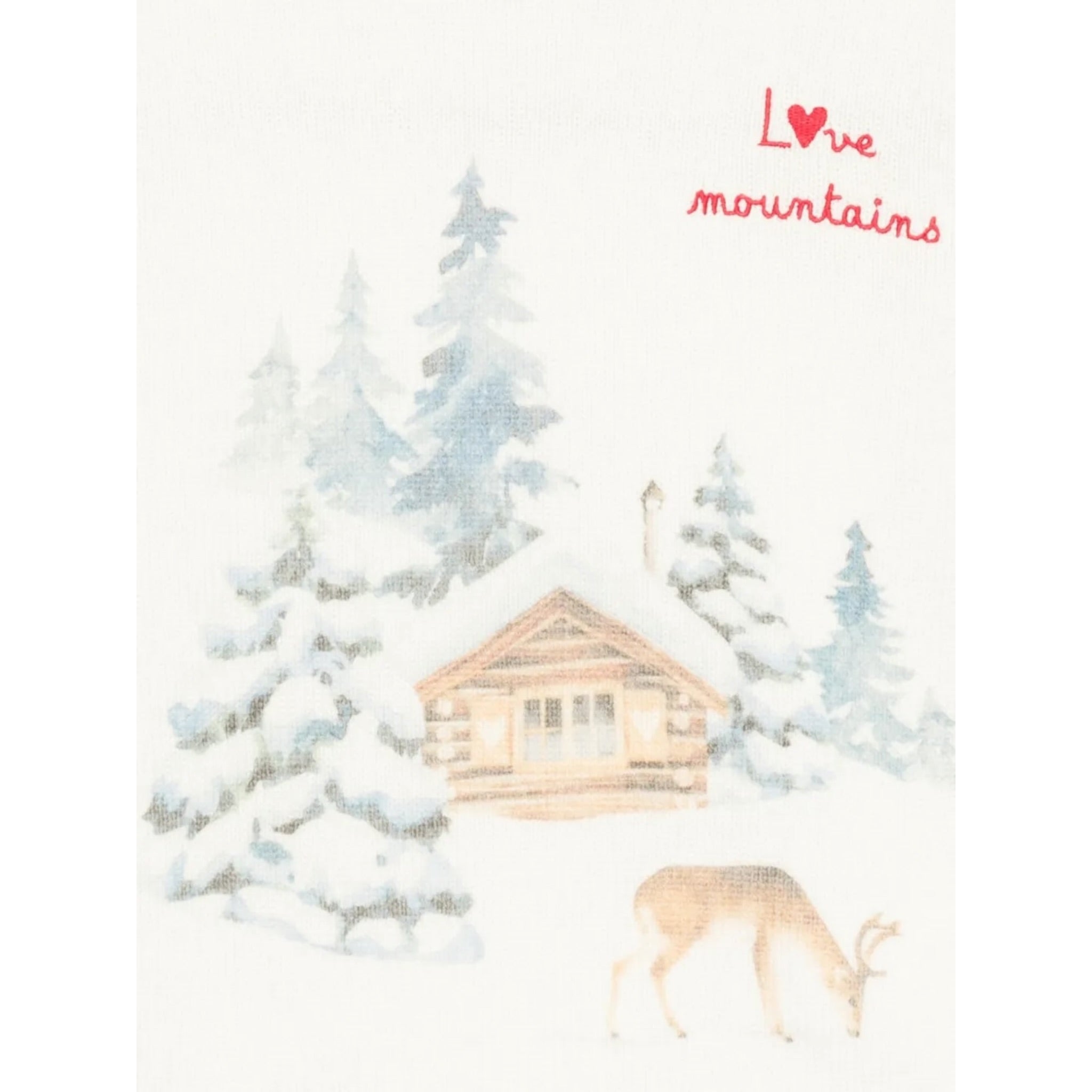 Saint Barth Maglia tinta unita con Stampa Panna per Bambina PRC001500372I PANNA SAINT BARTH 