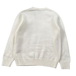Saint Barth Maglia Tina Unita con Stampa Girocollo Panna per Bambina PRINCESDIVA PANNA SAINT BARTH 